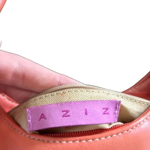 Aziz peach colored shoulder bag - Picture 3 of 3